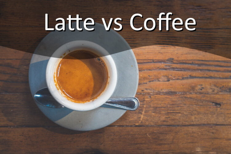 latte vs coffee
