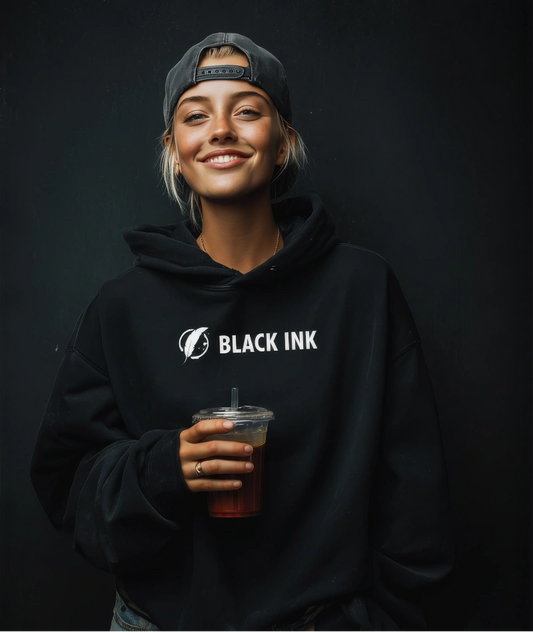 Black Ink Premium Hoodie