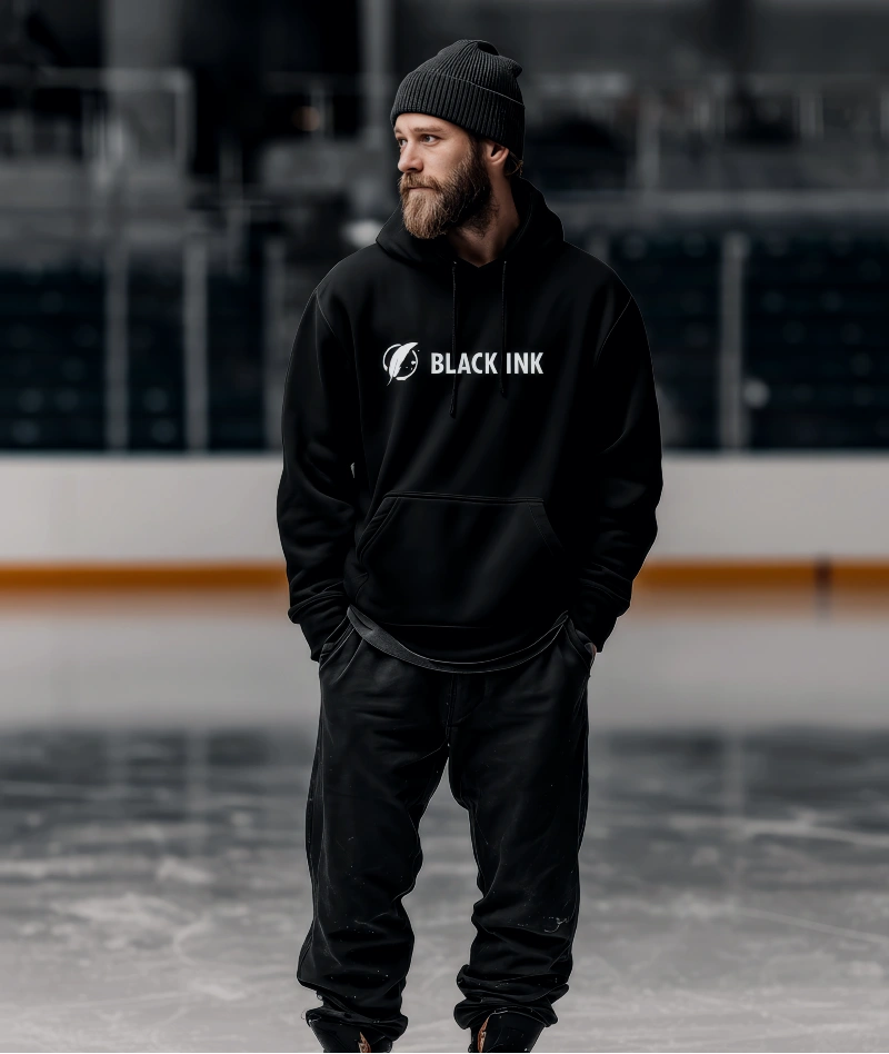 Black Ink Premium Hoodie